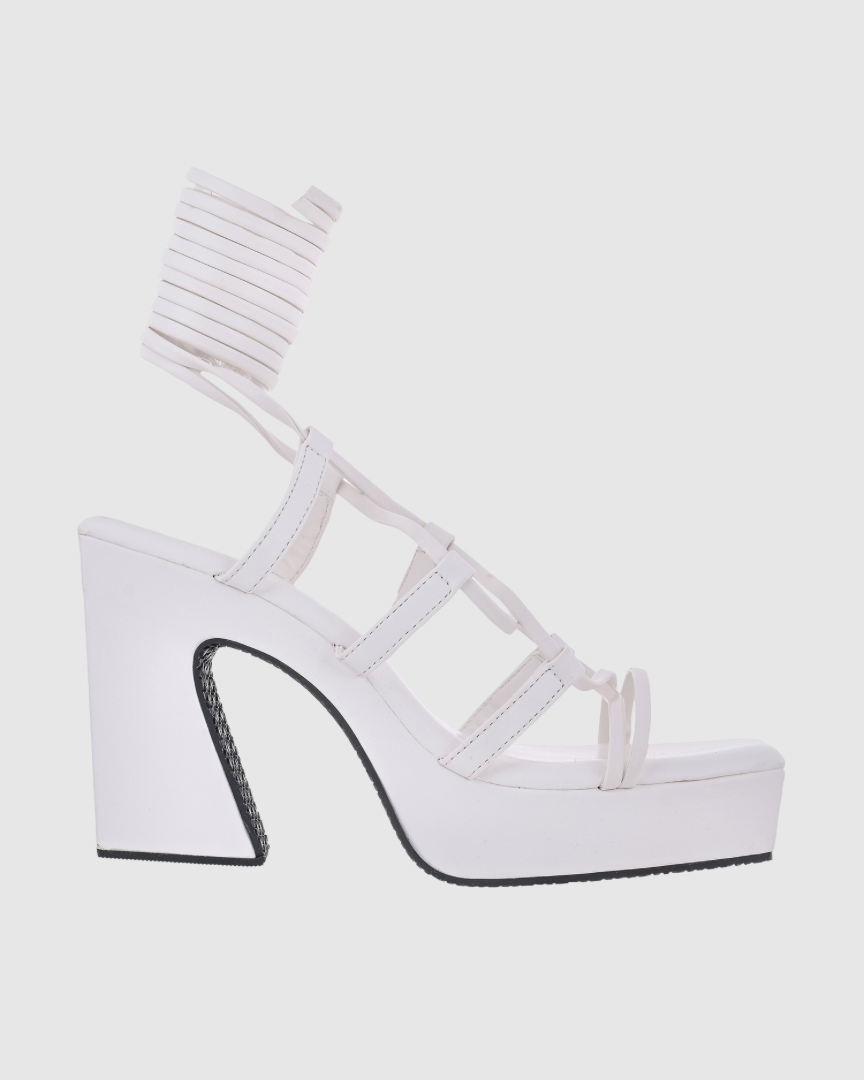 White platform discount sandals near me